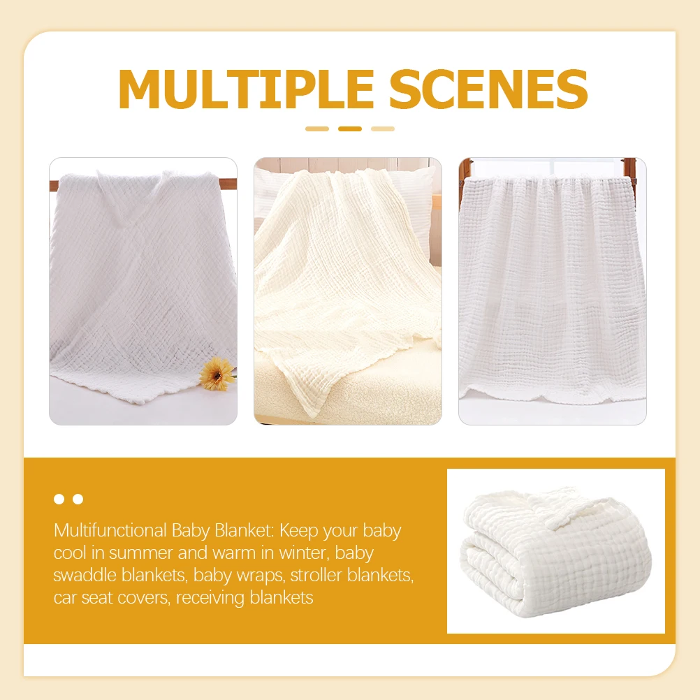 Muslin Baby Blanket Cotton Newborn Quilt Bath Towel Soft Toddler Travel Stroller Car Foldable Gifts Parents Baby Swaddle Cloth
Muslin Baby Blanket Cotton Newborn Quilt Bath Towel Soft Toddler Travel Stroller Car Foldable Gifts Parents Baby Swaddle Cloth
