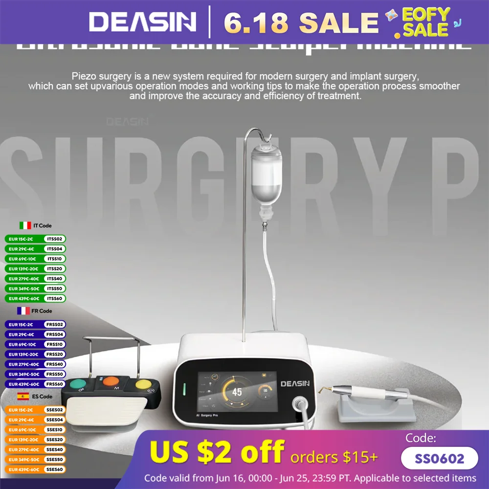 Dental equipment piezo electric bone surgery machine / Ultrasonic piezo surgery tips surgical motor ultrasurgery unit machine
Dental equipment piezo electric bone surgery machine / Ultrasonic piezo surgery tips surgical motor ultrasurgery unit machine