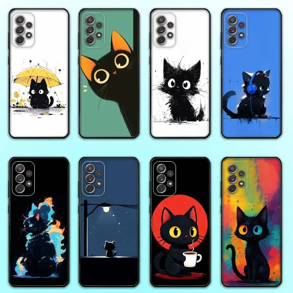 Artistic Black Cat Phone Case For Samsung S25,S24,S21,S22,S23,S30,Ultra,S20,Plus,Fe,Lite,Note,10,9,5G Black Cover
Artistic Black Cat Phone Case For Samsung S25,S24,S21,S22,S23,S30,Ultra,S20,Plus,Fe,Lite,Note,10,9,5G Black Cover