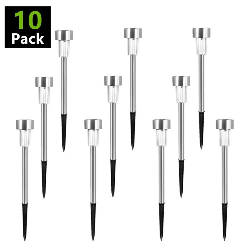 10Pack Outdoor Light Garden Lamp Solar Powered Waterproof Landscape Path Outdoor for Yard Backyard Lawn Patio Wedding Decorative
10Pack Outdoor Light Garden Lamp Solar Powered Waterproof Landscape Path Outdoor for Yard Backyard Lawn Patio Wedding Decorative