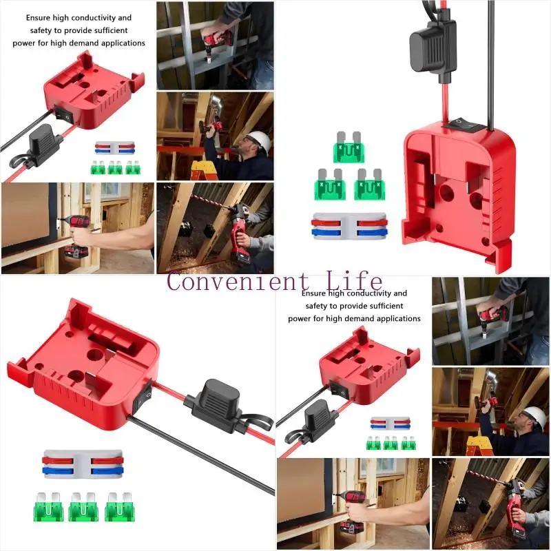 L1EE Power Wheel Battery Adapter for 18V Lithium Battery Power Wheel Adapter Battery DIY Adapter with Switches Fuses
L1EE Power Wheel Battery Adapter for 18V Lithium Battery Power Wheel Adapter Battery DIY Adapter with Switches Fuses