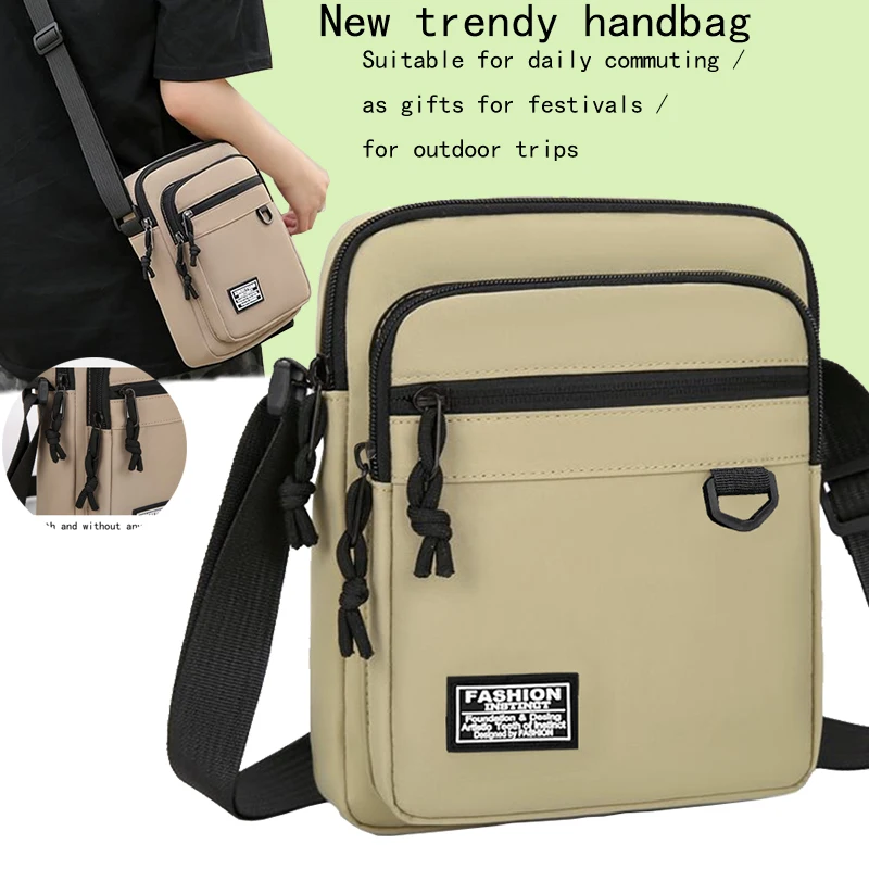 Neutral style shoulder bag for men and women, suitable for travel and photography, cross-body bag made of nylon material
Neutral style shoulder bag for men and women, suitable for travel and photography, cross-body bag made of nylon material