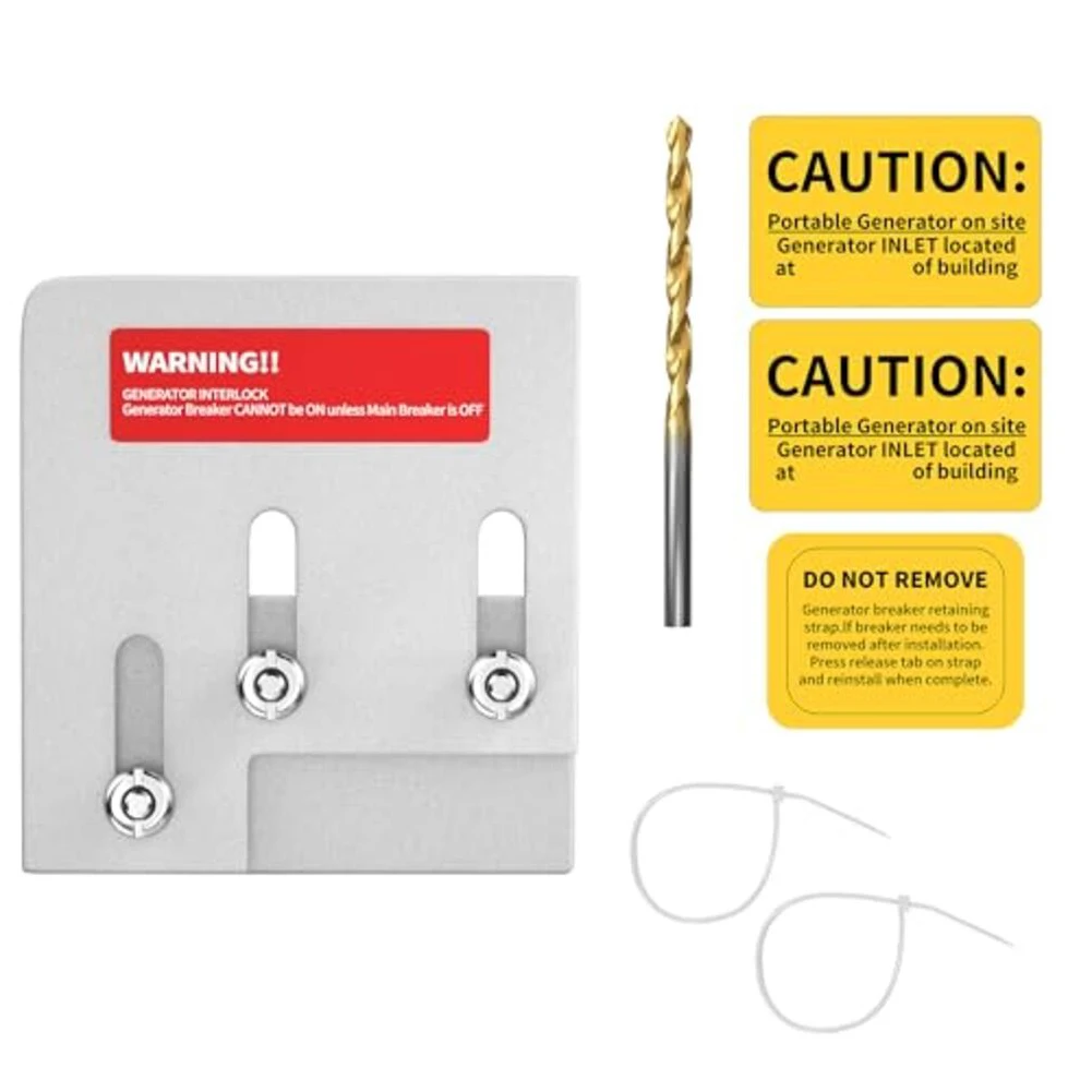 Power Supply Interlock Generator Interlock Kit Home Backup Power 1-3 8 Inch Spacing Generator Breaker Locking Mechanism
Power Supply Interlock Generator Interlock Kit Home Backup Power 1-3 8 Inch Spacing Generator Breaker Locking Mechanism