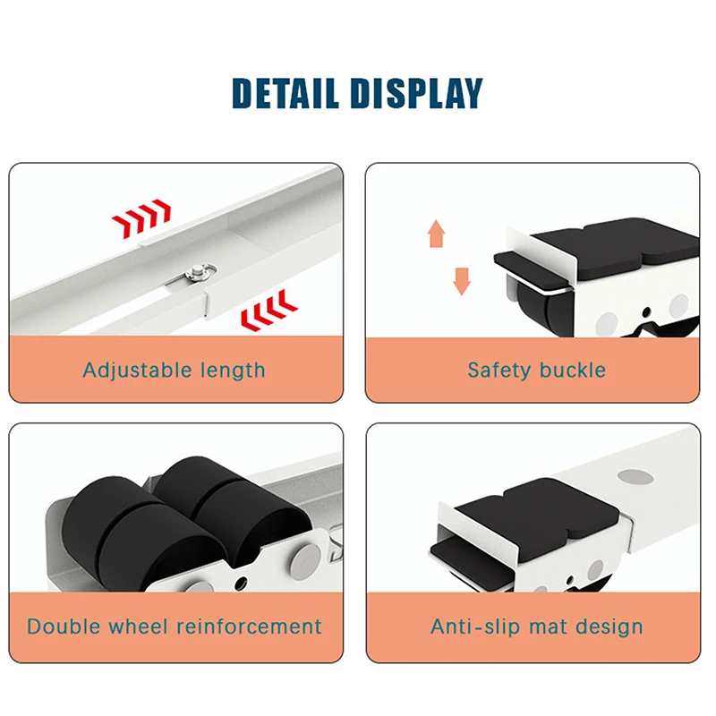 24W - Heavy Duty - Appliance Rollers, 300KG Load Mobile Washing Machine Base, Double Row heels
24W - Heavy Duty - Appliance Rollers, 300KG Load Mobile Washing Machine Base, Double Row heels