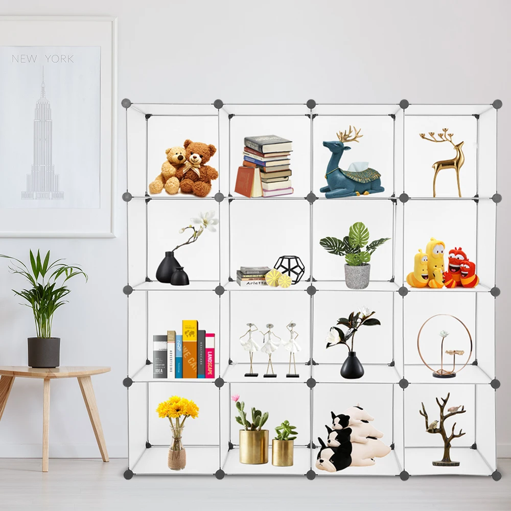 Cube Storage 16-Cube Book Shelf Storage Shelves Closet Organizer Shelf Cubes Organizer Bookcase
Cube Storage 16-Cube Book Shelf Storage Shelves Closet Organizer Shelf Cubes Organizer Bookcase