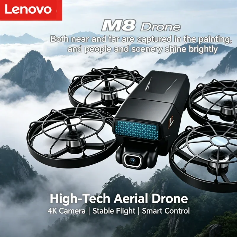 Lenovo M8 8K RC Foldable Drone with Screen Brushless Motor Professional HD Dual Camera WIFI Obstacle Avoidance Quadcopter
Lenovo M8 8K RC Foldable Drone with Screen Brushless Motor Professional HD Dual Camera WIFI Obstacle Avoidance Quadcopter