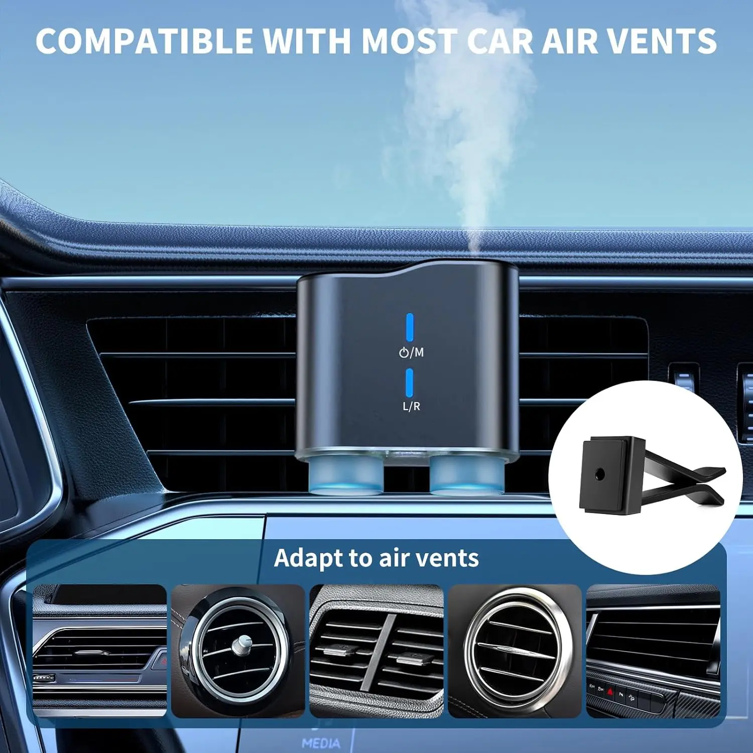 Waterless Car Diffuser Kit With 4 Fragrance Oils – Luxury Hotel Inspired Aromatherapy Air Freshener For Car, Vehicle, Office
Waterless Car Diffuser Kit With 4 Fragrance Oils – Luxury Hotel Inspired Aromatherapy Air Freshener For Car, Vehicle, Office