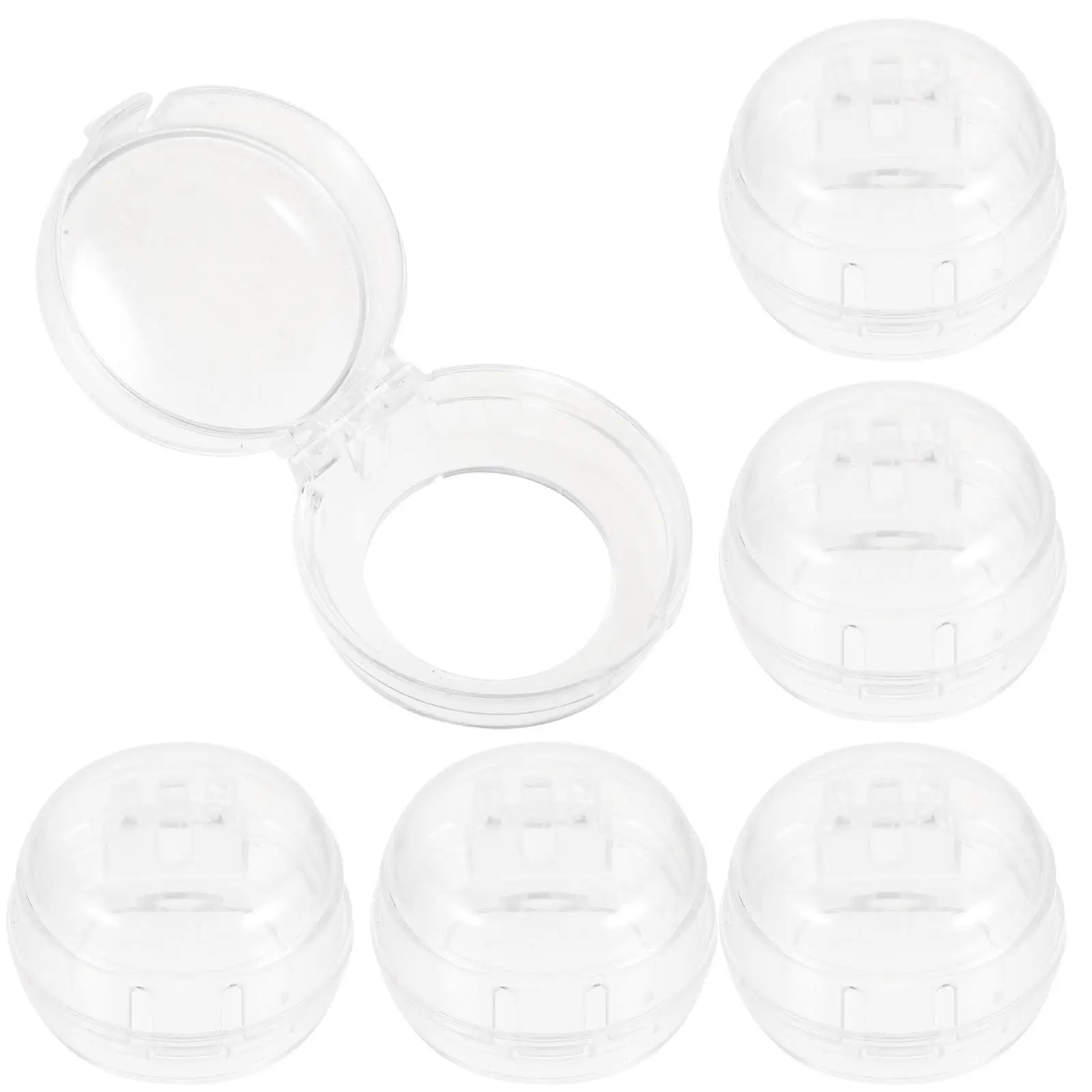 6 Pcs Key Protection Covers Transparent Child Safety Guards Anti-dirty Stove Knob Covers Suitable Cooker Washing Machine Fits
6 Pcs Key Protection Covers Transparent Child Safety Guards Anti-dirty Stove Knob Covers Suitable Cooker Washing Machine Fits