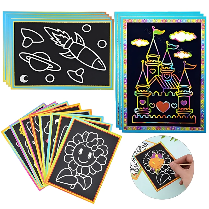 10pcs Scratch Painting Art Classroom DIY Handmade Cute Cartoon Pattern School Painting Teaching Tools Student Rewards TMZ
10pcs Scratch Painting Art Classroom DIY Handmade Cute Cartoon Pattern School Painting Teaching Tools Student Rewards TMZ
