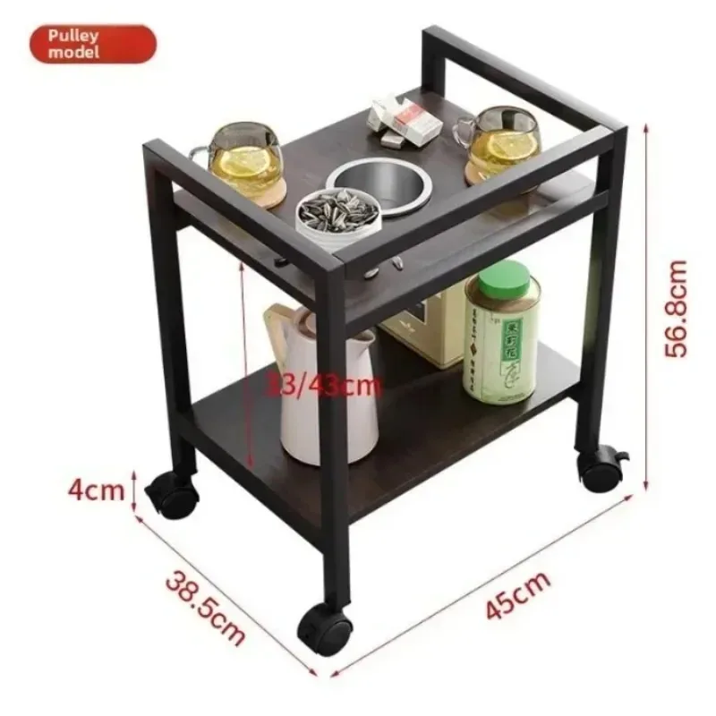 Coffee Table Mahjong Chess And Card Room Side Tea Rack Playing Card Mahjong Machine Double-layer Movable Side Table
Coffee Table Mahjong Chess And Card Room Side Tea Rack Playing Card Mahjong Machine Double-layer Movable Side Table