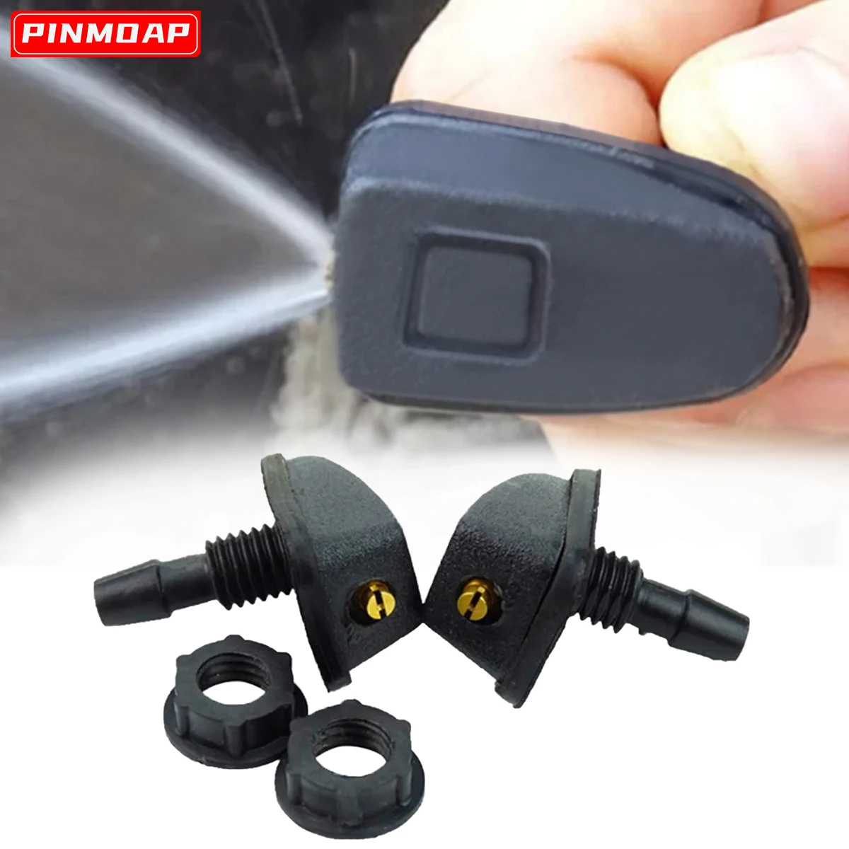 2-Piece/Set Car Universal Front Hood Wiper Nozzle Spray Kit Sprinkler Fan Nozzle Cover Washer Outlet Adjustable
2-Piece/Set Car Universal Front Hood Wiper Nozzle Spray Kit Sprinkler Fan Nozzle Cover Washer Outlet Adjustable