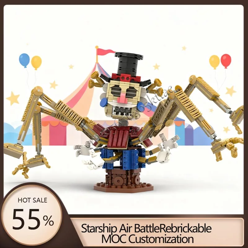 1065PCS MOC Customize Famous Game Characters Series BigTop Brickheaded Set DIY Creative Assembly Toy Kid Gift Collection Display
1065PCS MOC Customize Famous Game Characters Series BigTop Brickheaded Set DIY Creative Assembly Toy Kid Gift Collection Display