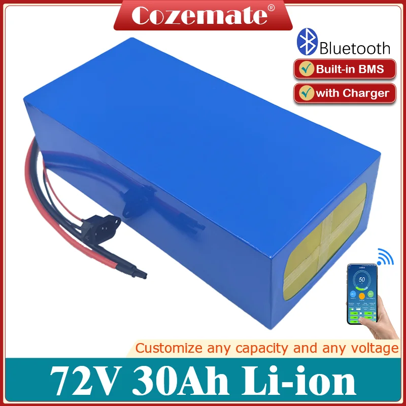 2025 Lithium battery pack 72V 30Ah Built-in BMS Optional Blutooth for Electric Vehicel Go cart Forklift Motor power + 5A Charger
2025 Lithium battery pack 72V 30Ah Built-in BMS Optional Blutooth for Electric Vehicel Go cart Forklift Motor power + 5A Charger