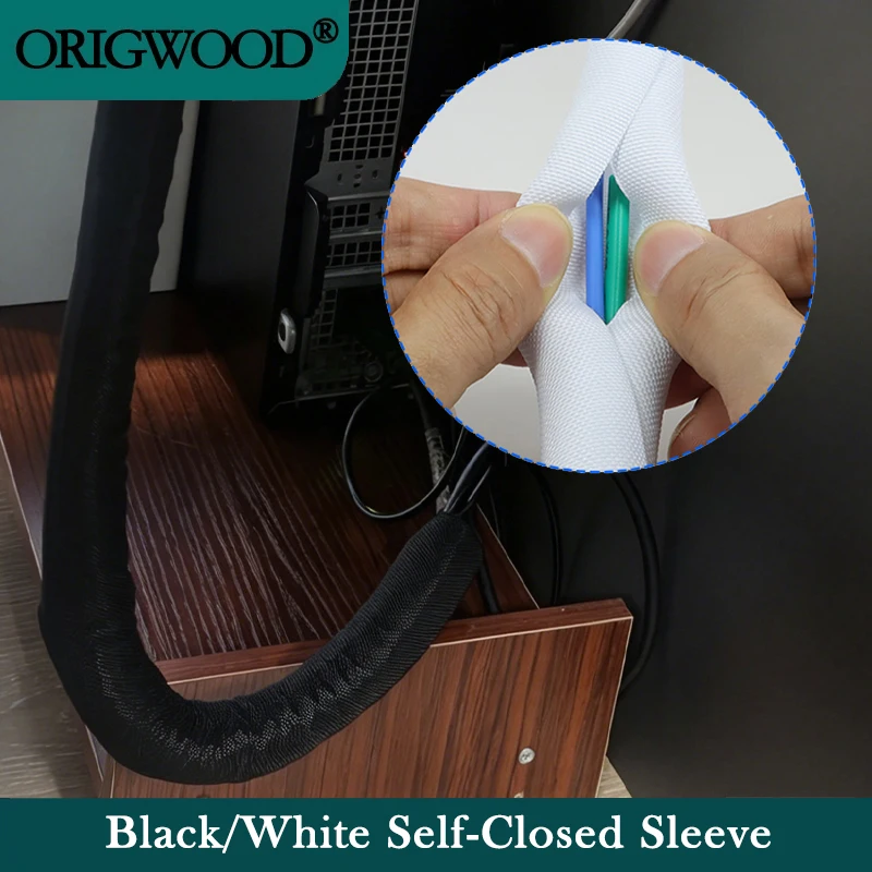 1~10m Black White 3 - 60mm Self-Closed Sleeve Loom Split Tube Wire Protector Wrap Automotive Harness PET Braided Cable Sleeving
1~10m Black White 3 - 60mm Self-Closed Sleeve Loom Split Tube Wire Protector Wrap Automotive Harness PET Braided Cable Sleeving