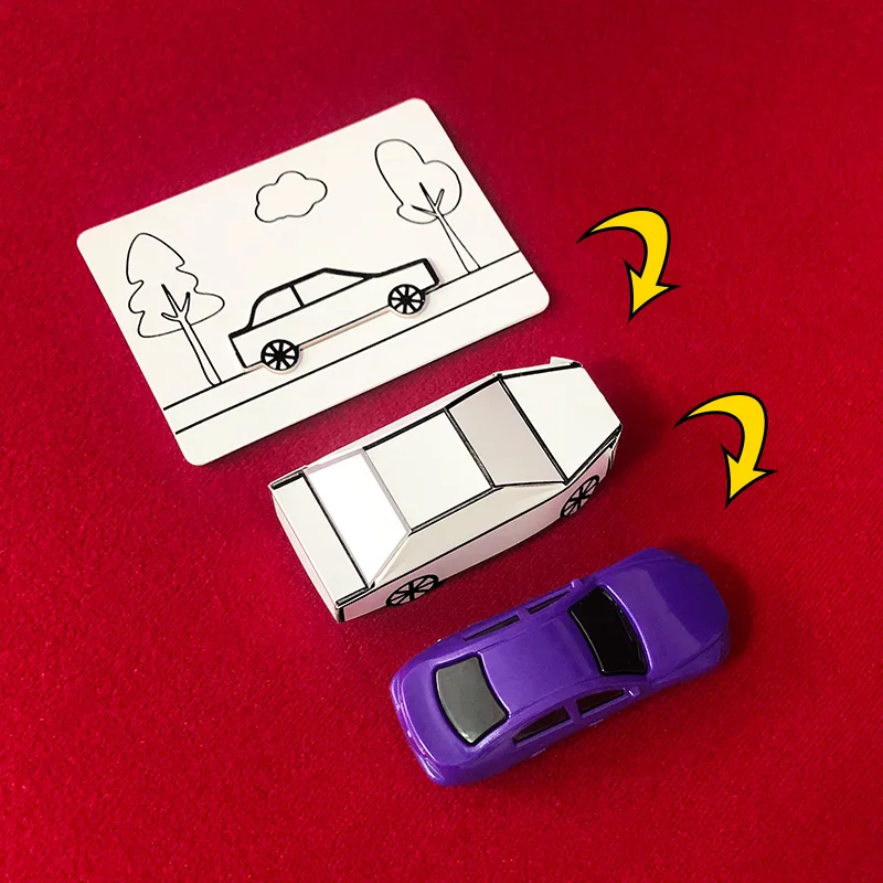 Painting Car Come True Finished 3D Liu Qian Cartoon Painting Into a Real Toy Empty Hand Out of the Car Magic Props
Painting Car Come True Finished 3D Liu Qian Cartoon Painting Into a Real Toy Empty Hand Out of the Car Magic Props