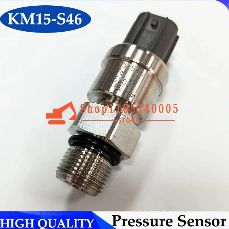 KM15-S46 High Pressure Sensor Excavator Parts KM15S46 for SY75/SY195/SY215/SY365
KM15-S46 High Pressure Sensor Excavator Parts KM15S46 for SY75/SY195/SY215/SY365