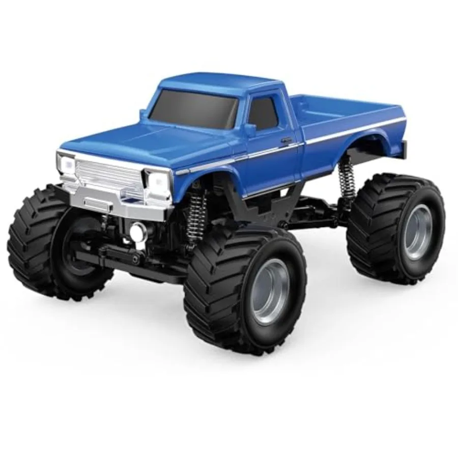 1:36 Mini RC Crawler 4WD Off-Road RC Car with 2.4G Remote Battery Lights RTR for Adults Hobby Gifts Blue
1:36 Mini RC Crawler 4WD Off-Road RC Car with 2.4G Remote Battery Lights RTR for Adults Hobby Gifts Blue