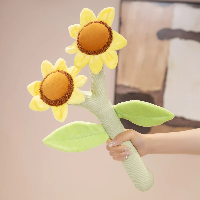 Double Sunflower Plush Toy "Win at One Go" Lucky Sunflower Stuffed Flower toy for Students, Graduation Gifts and Home Decor.
Double Sunflower Plush Toy "Win at One Go" Lucky Sunflower Stuffed Flower toy for Students, Graduation Gifts and Home Decor.