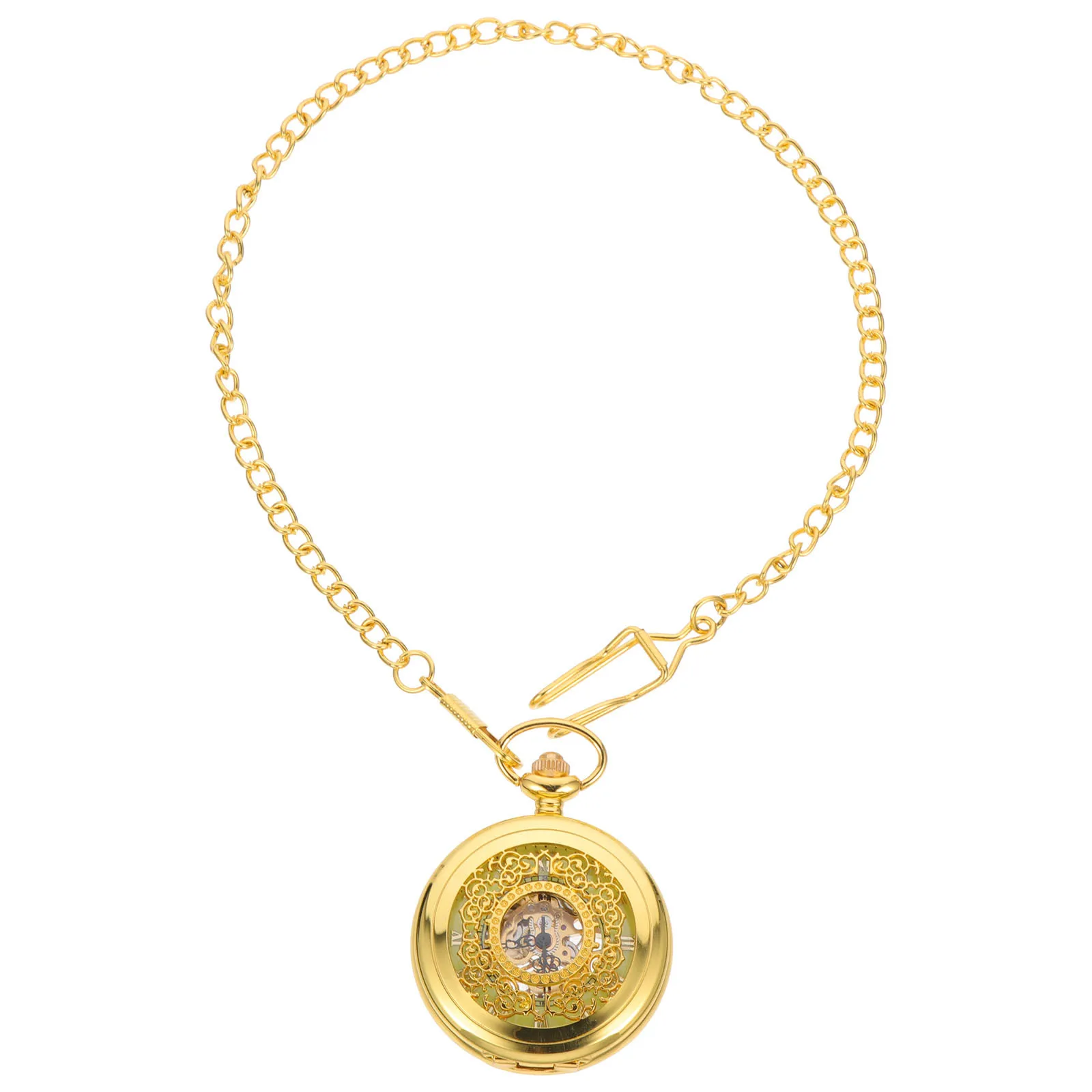 Mechanical Pocket Watch Hand Wind Movement Half Hunter Dial Roman Numerals Scratch Resistant Mineral Glass Alloy
Mechanical Pocket Watch Hand Wind Movement Half Hunter Dial Roman Numerals Scratch Resistant Mineral Glass Alloy