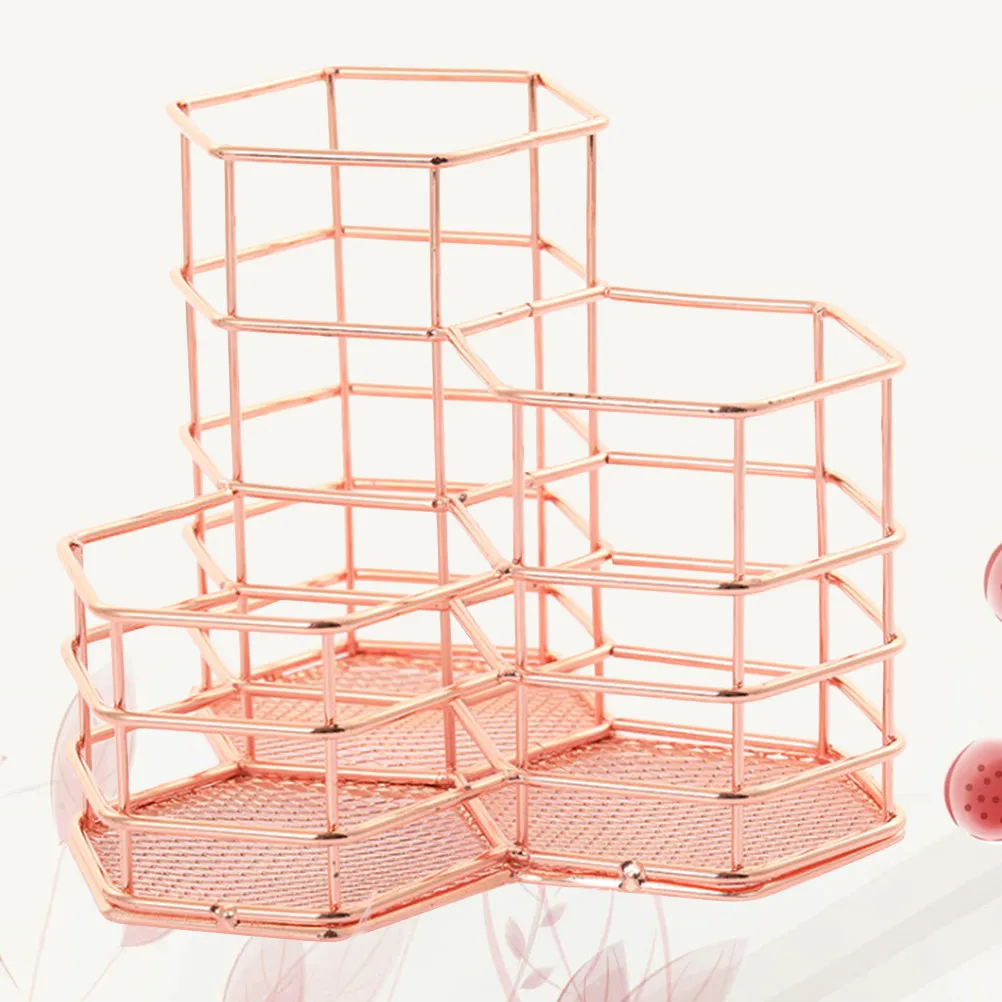 Geometric Iron Pen Holder Rose Gold Desktop Stationery Organizer Holds Pens Pencils Rulers Erasers Prevents Breakage Office Home
Geometric Iron Pen Holder Rose Gold Desktop Stationery Organizer Holds Pens Pencils Rulers Erasers Prevents Breakage Office Home