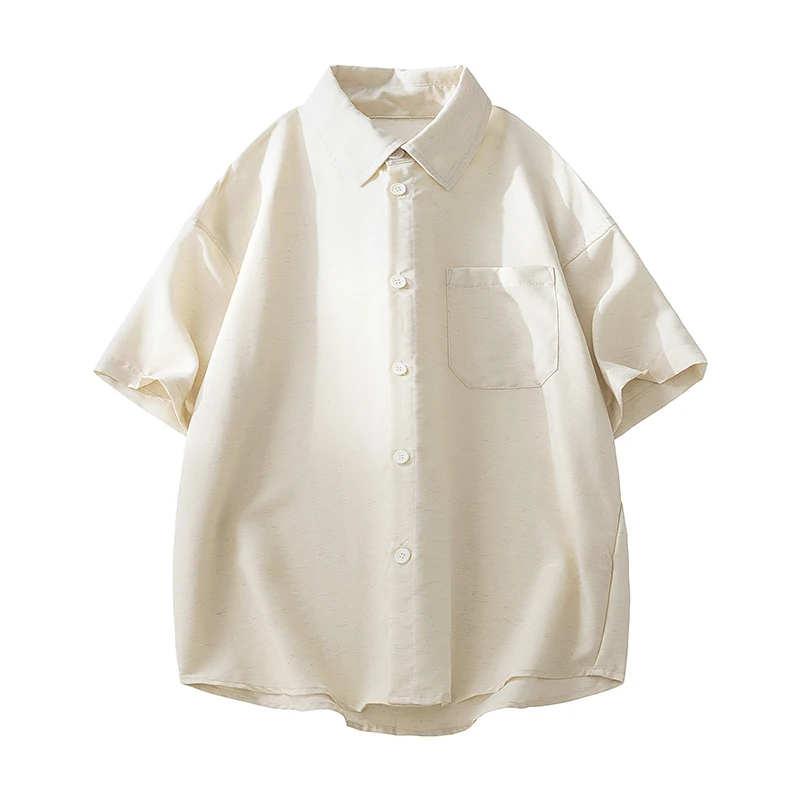 Men Summer Trendy Loose Shirts Male Streetwear Student Short Sleeve Shirts Lapel Casual Shirts For Men High Quality Mens Shirts
Men Summer Trendy Loose Shirts Male Streetwear Student Short Sleeve Shirts Lapel Casual Shirts For Men High Quality Mens Shirts