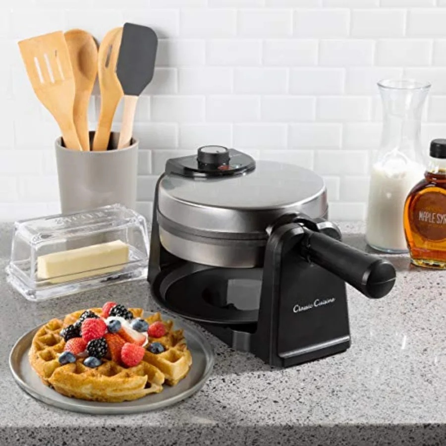 180-Degree Rotating Waffle Iron
180-Degree Rotating Waffle Iron