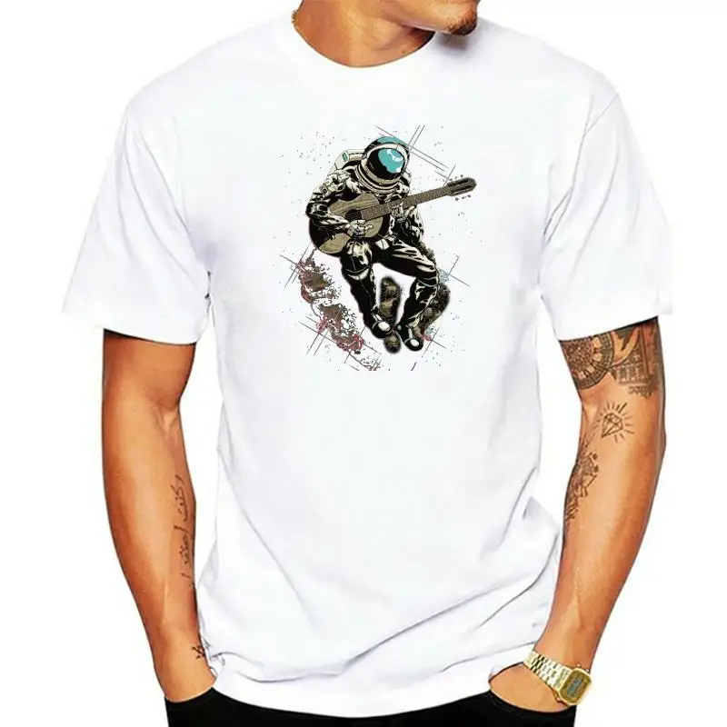 Designer Tshirt Astronaut Guitar Player T-Shirt Men Faddish Heavy Metal Tees Steampunk Cotton Short Sleeve T Shirt Top Clothes
Designer Tshirt Astronaut Guitar Player T-Shirt Men Faddish Heavy Metal Tees Steampunk Cotton Short Sleeve T Shirt Top Clothes