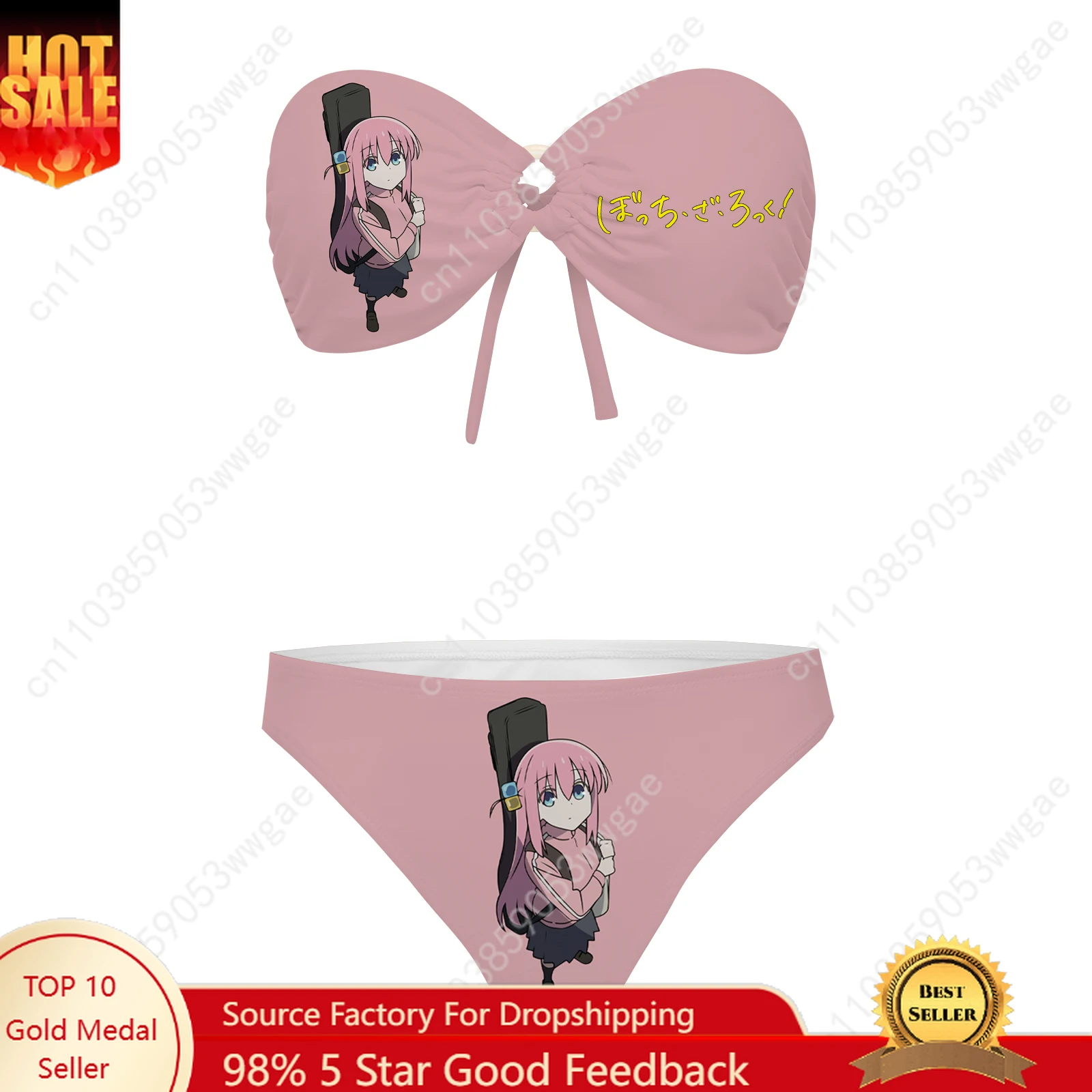 Bocchi the Rock Strapless Swimsuit Womens Bathing Suit Personalized Fashion Swimwear Pool Beach Sexy Bikini Customized Beachwear
Bocchi the Rock Strapless Swimsuit Womens Bathing Suit Personalized Fashion Swimwear Pool Beach Sexy Bikini Customized Beachwear