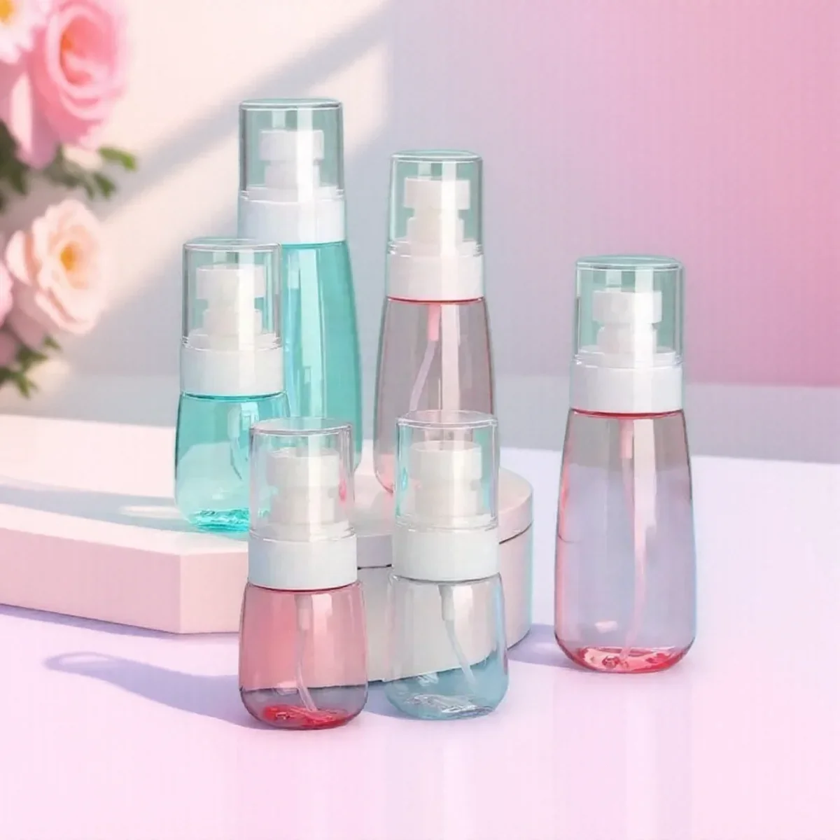 Portable Travel Spray Bottle for Makeup and Toner Dispenser 30/60/80/100ML Ideal for Alcohol Sterilization Leakproof Design
Portable Travel Spray Bottle for Makeup and Toner Dispenser 30/60/80/100ML Ideal for Alcohol Sterilization Leakproof Design