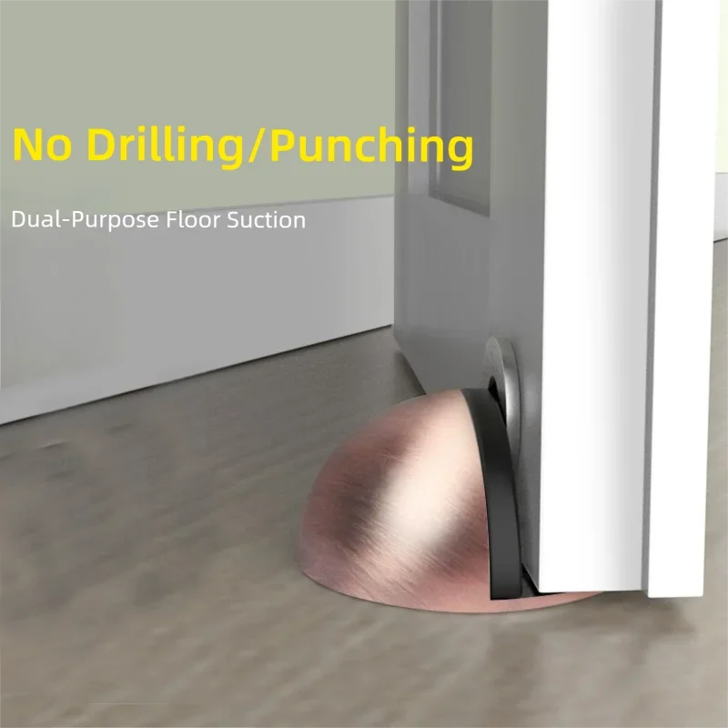 Stainless Steel Magnetic Door Stopper Rubber Floor-mounted Concealed No-Punch Sticky Holder Nail-Free Doorstop for Home Safety
Stainless Steel Magnetic Door Stopper Rubber Floor-mounted Concealed No-Punch Sticky Holder Nail-Free Doorstop for Home Safety
