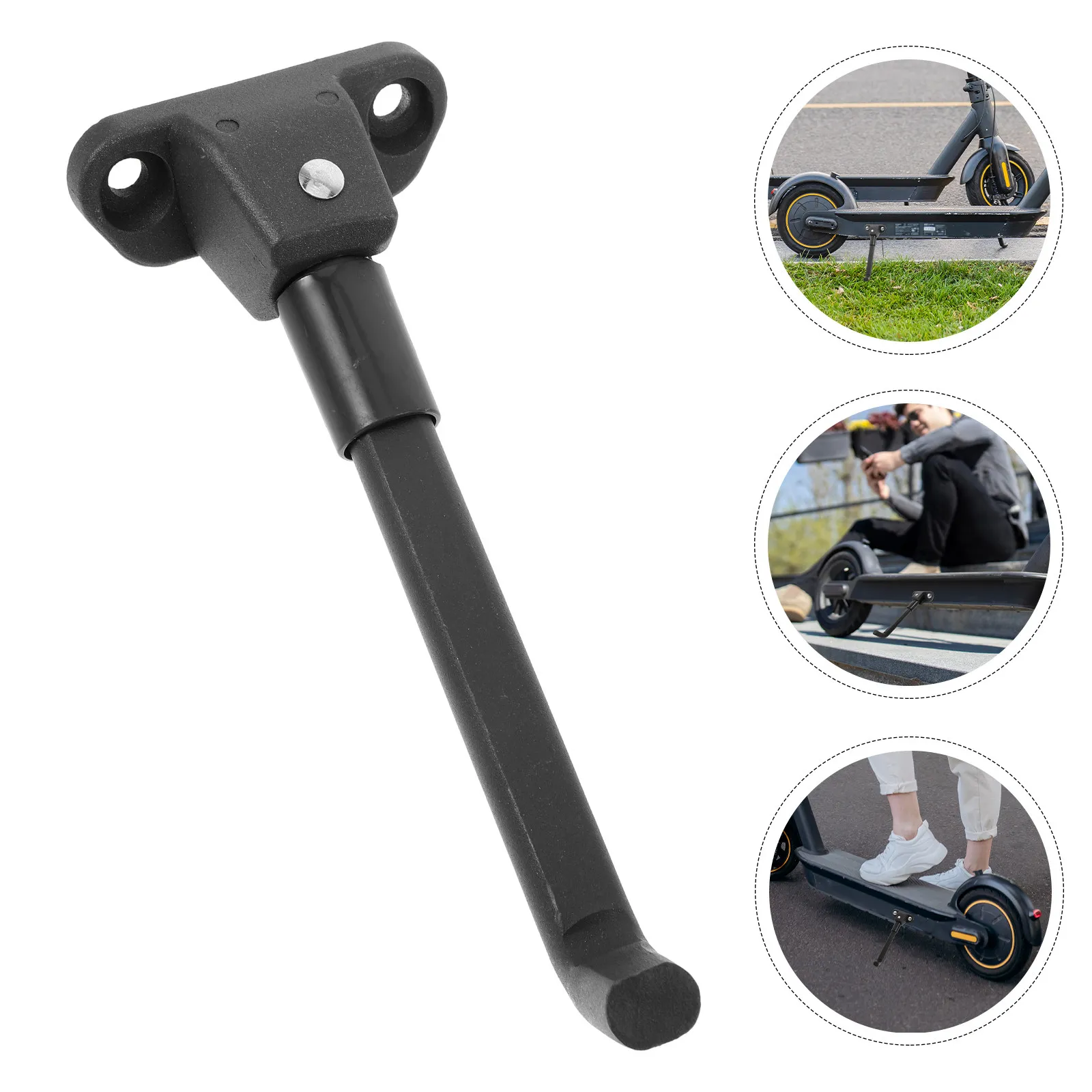 Scooter Kickstand Extended Design Aluminum Alloy Compatible for G30 Scooter Parking Support Stand
Scooter Kickstand Extended Design Aluminum Alloy Compatible for G30 Scooter Parking Support Stand
