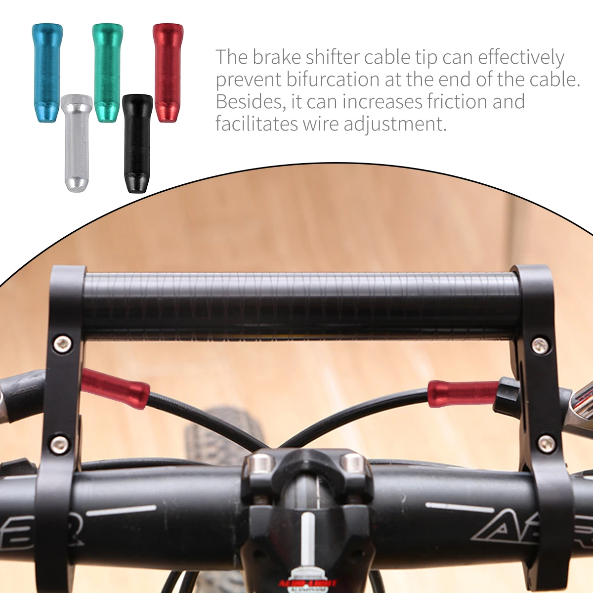 100pcs Bike Brake Cable End Caps Red Black Silver Blue Green Protective Tips For All Brake Shift Cables Tool Accessory Riding
100pcs Bike Brake Cable End Caps Red Black Silver Blue Green Protective Tips For All Brake Shift Cables Tool Accessory Riding