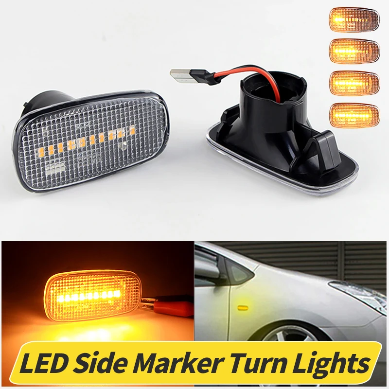 2pcs LED Side Marker Light Turn Signal Lamp For Toyota Land Cruiser Prius Kluger Wish Altezza Crown Lexus IS200 / IS300 LS430
2pcs LED Side Marker Light Turn Signal Lamp For Toyota Land Cruiser Prius Kluger Wish Altezza Crown Lexus IS200 / IS300 LS430