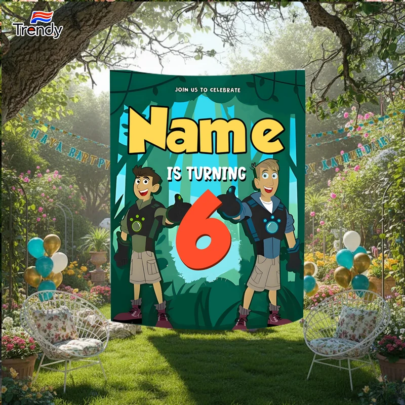Wild Kratts Birthday Background Boys Custom Birthday Backdrop Banner Banners Personalized Name Custom Decor Kids 10th 6th 8th
Wild Kratts Birthday Background Boys Custom Birthday Backdrop Banner Banners Personalized Name Custom Decor Kids 10th 6th 8th