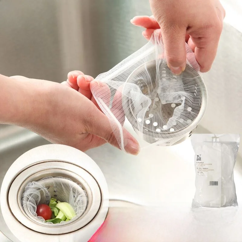 Kitchen Sink Filter Net Disposable Drain Blockage Prevention Garbage Bag Net 100 Pieces Set Kitchen Waste Filter Drain
Kitchen Sink Filter Net Disposable Drain Blockage Prevention Garbage Bag Net 100 Pieces Set Kitchen Waste Filter Drain