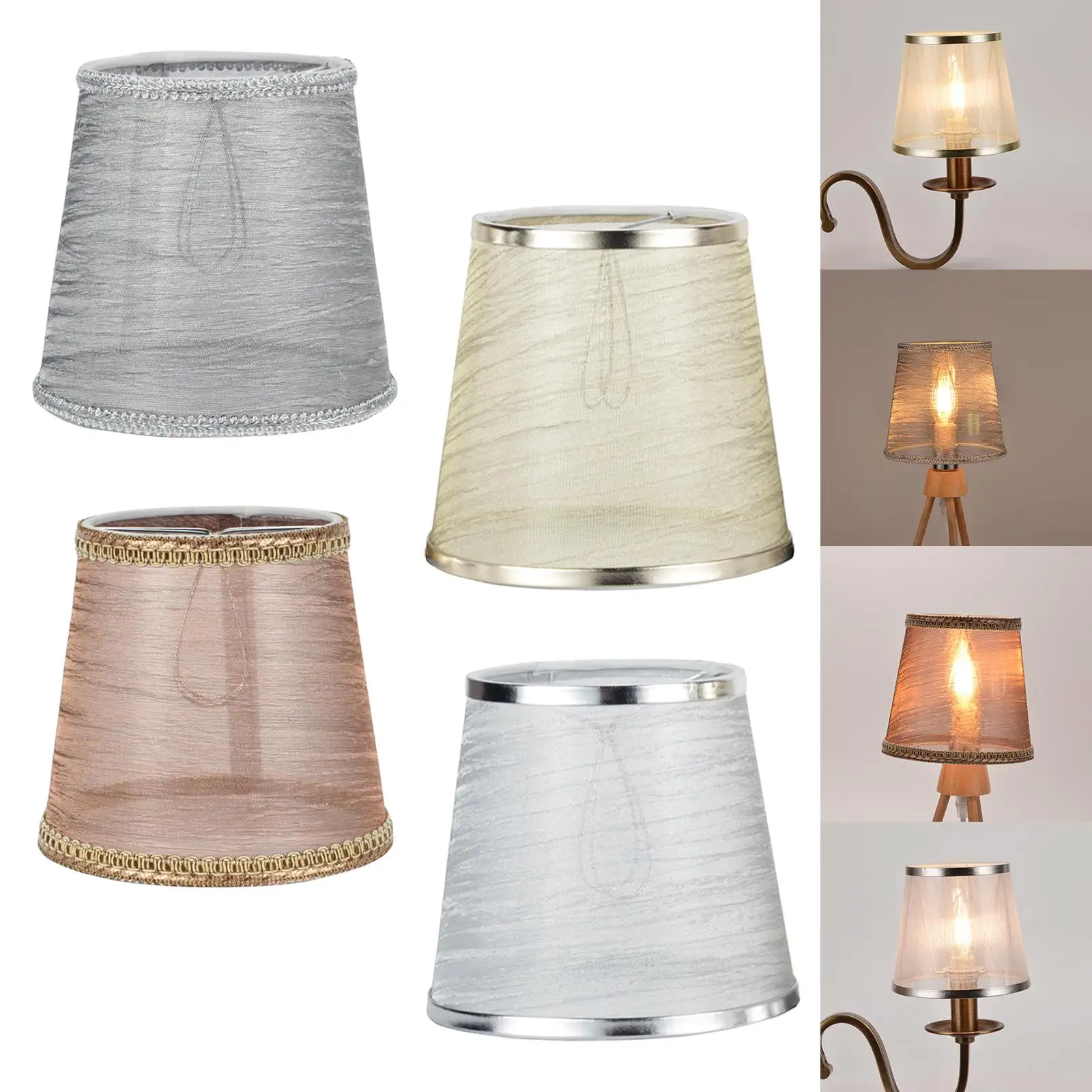 Lamp Shade Cover Fabric Lampshade for Decoration Housewarming Bedside Light
Lamp Shade Cover Fabric Lampshade for Decoration Housewarming Bedside Light