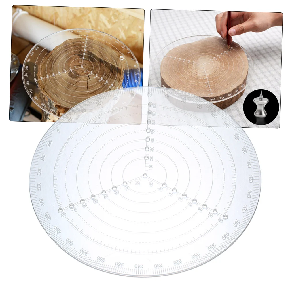 A clear acrylic lathe centering tool compass, used for drawing the diameter of a circular wood lathe working tool compass
A clear acrylic lathe centering tool compass, used for drawing the diameter of a circular wood lathe working tool compass