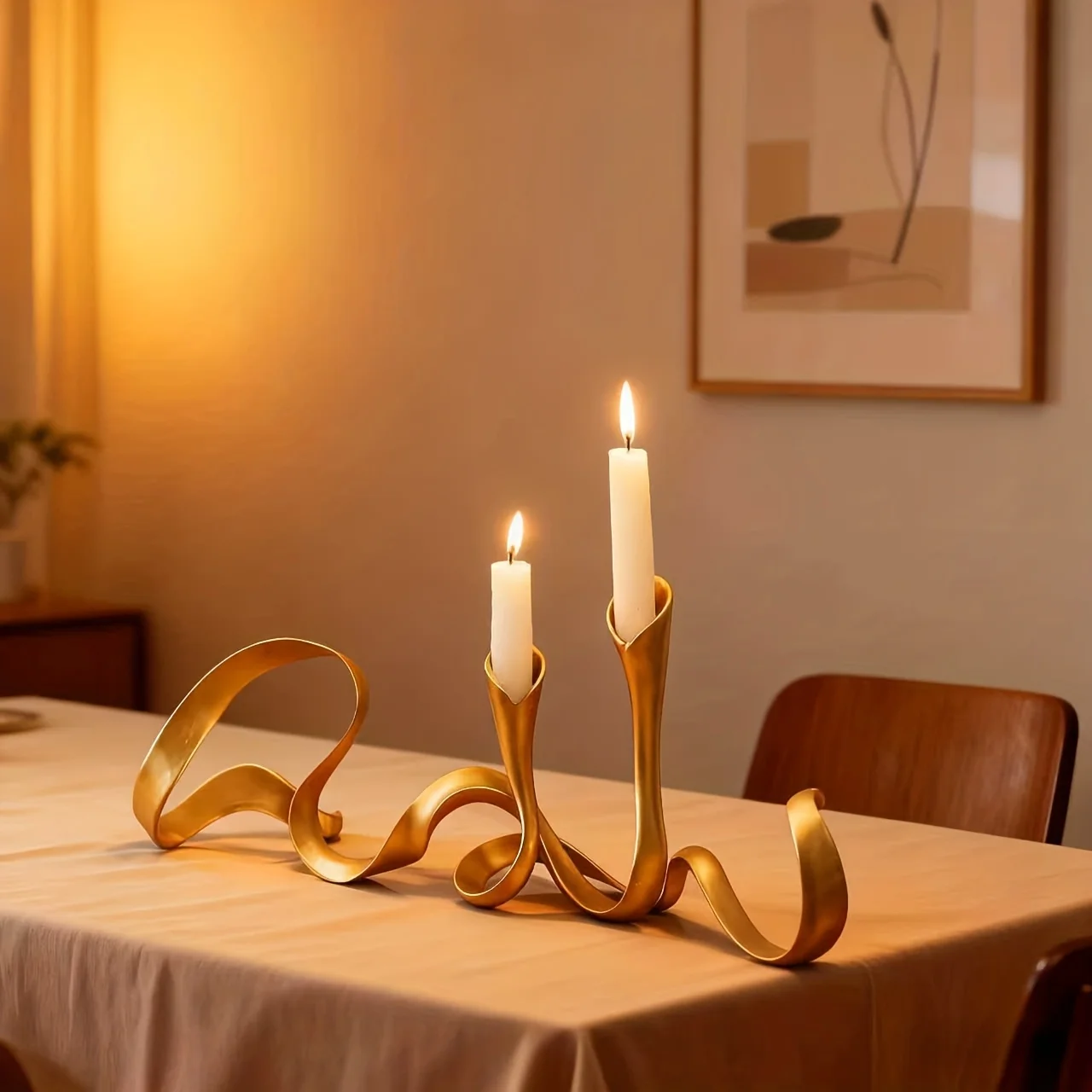 Modern Geometric Candle Holder Wave Candlestick Dinner Party Desktop Decoration Atmosphere Candle Holder Home Decor Ornament
Modern Geometric Candle Holder Wave Candlestick Dinner Party Desktop Decoration Atmosphere Candle Holder Home Decor Ornament