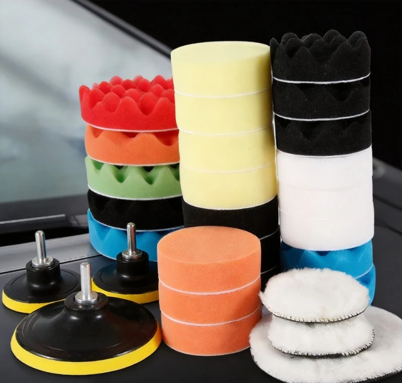 Universal Car Polishing Sponge Pads Kit Foam Buffer Wax Pads for Polisher Auto Motorcycle Detailing Scratch Remover Tool Set
Universal Car Polishing Sponge Pads Kit Foam Buffer Wax Pads for Polisher Auto Motorcycle Detailing Scratch Remover Tool Set