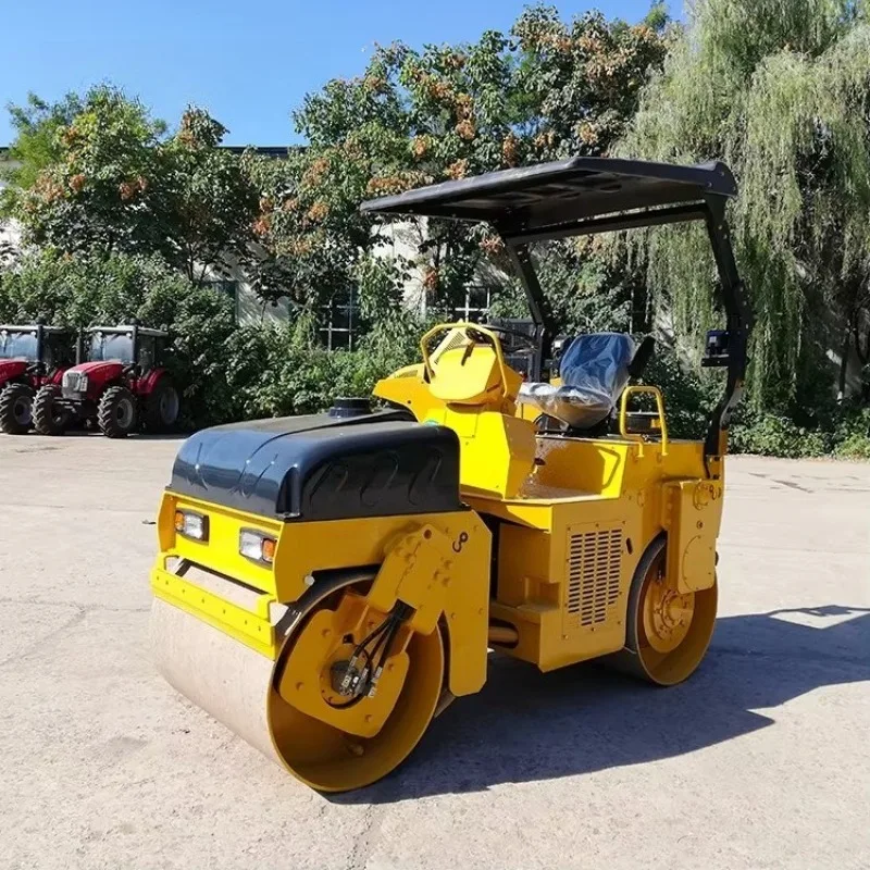 Road Roller Mini 1.2Ton Double Drum Vibratory Asphalt Compactor Ride On Small Construction Machine Hydraulic Vibro Compactor
Road Roller Mini 1.2Ton Double Drum Vibratory Asphalt Compactor Ride On Small Construction Machine Hydraulic Vibro Compactor