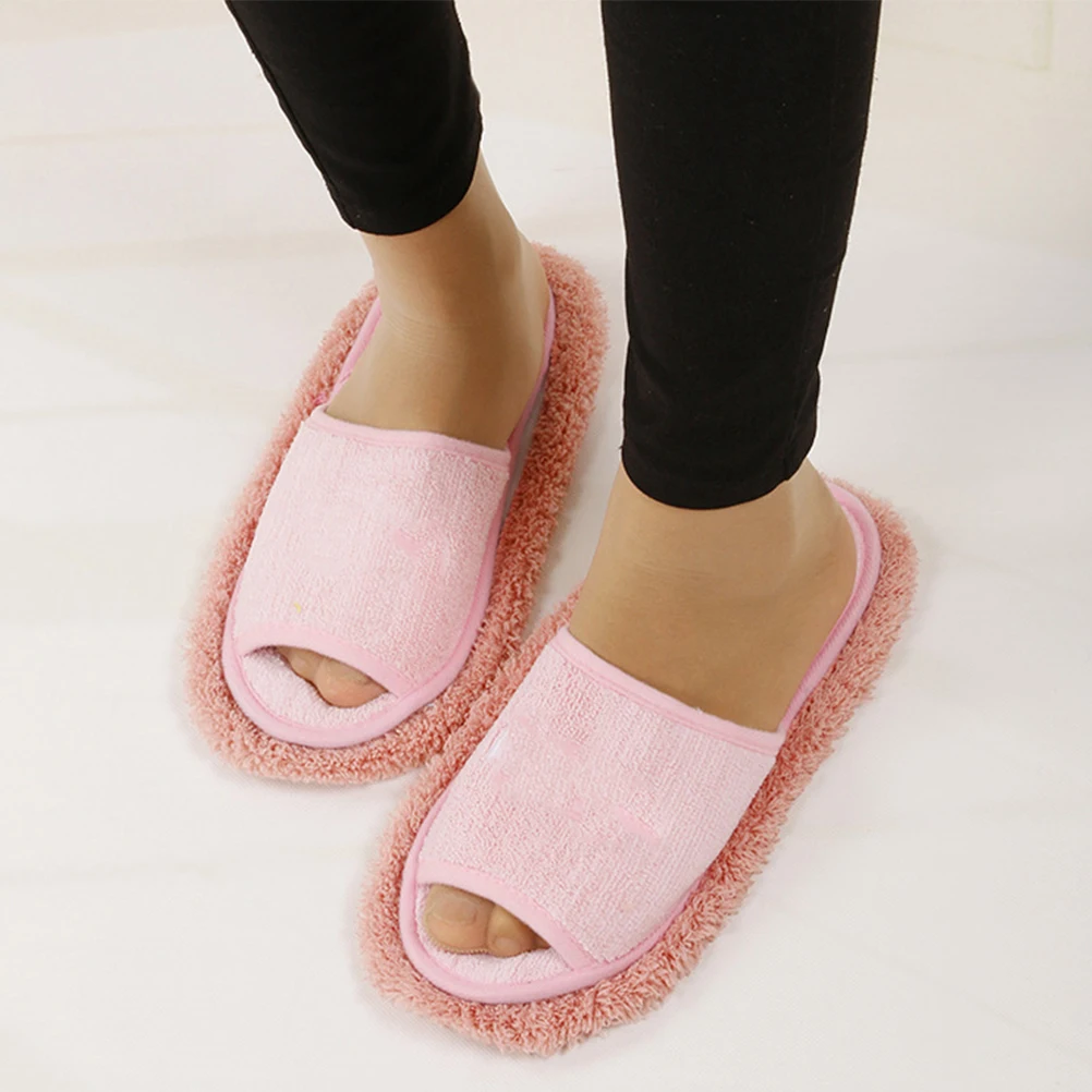 Cleaning Couple Open-toed Slippers for Women Mop Miss Duster House Shoes Washable
Cleaning Couple Open-toed Slippers for Women Mop Miss Duster House Shoes Washable
