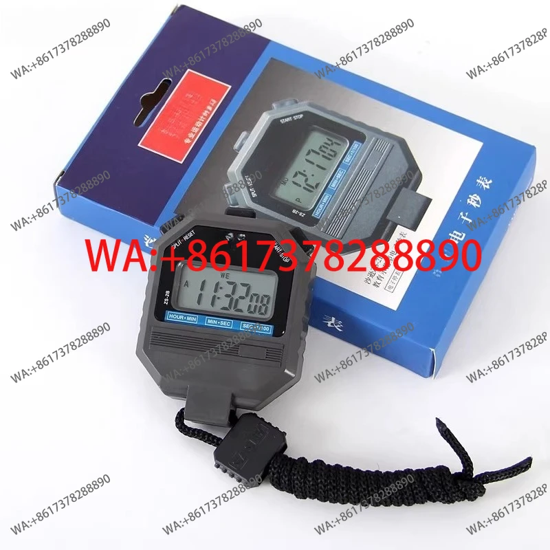 Электронный секундомер, секундомер с цифровым дисплеем, секундомер ZS-2B
Электронный секундомер, секундомер с цифровым дисплеем, секундомер ZS-2B