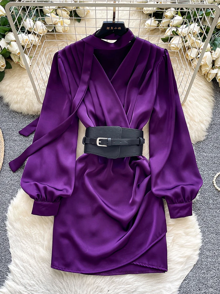 Осеннее сексуальное платье с v-образным вырезом и длинными рукавами на талии, женское модное легкое роскошное мини-платье из поплина, обнимающее бедра C331
Осеннее сексуальное платье с v-образным вырезом и длинными рукавами на талии, женское модное легкое роскошное мини-платье из поплина, обнимающее бедра C331