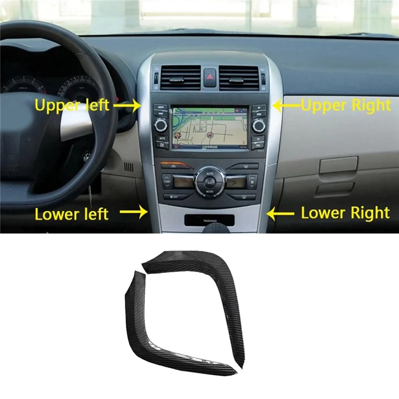 1Set Car Dashboard Air Vents Trim Strip for Toyota Corolla Altis 2007-2013 Air A/C Outlets ABS Carbon Fibre Trim Cover
1Set Car Dashboard Air Vents Trim Strip for Toyota Corolla Altis 2007-2013 Air A/C Outlets ABS Carbon Fibre Trim Cover