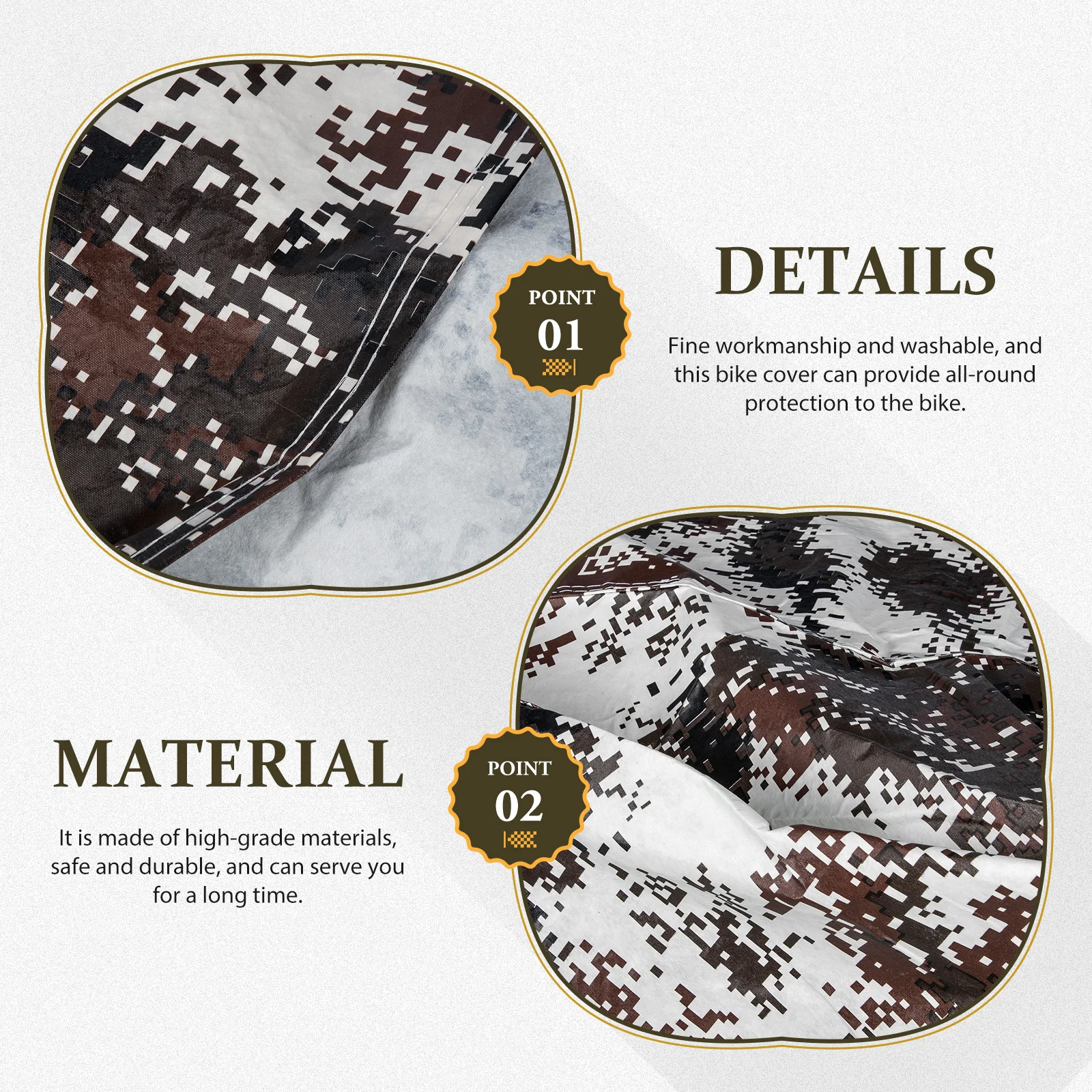 Universal Waterproof Bike Cover Thickened Dustproof Sunproof Motorcycle Protective Cover Outdoor Rainproof Storage Accessory
Universal Waterproof Bike Cover Thickened Dustproof Sunproof Motorcycle Protective Cover Outdoor Rainproof Storage Accessory