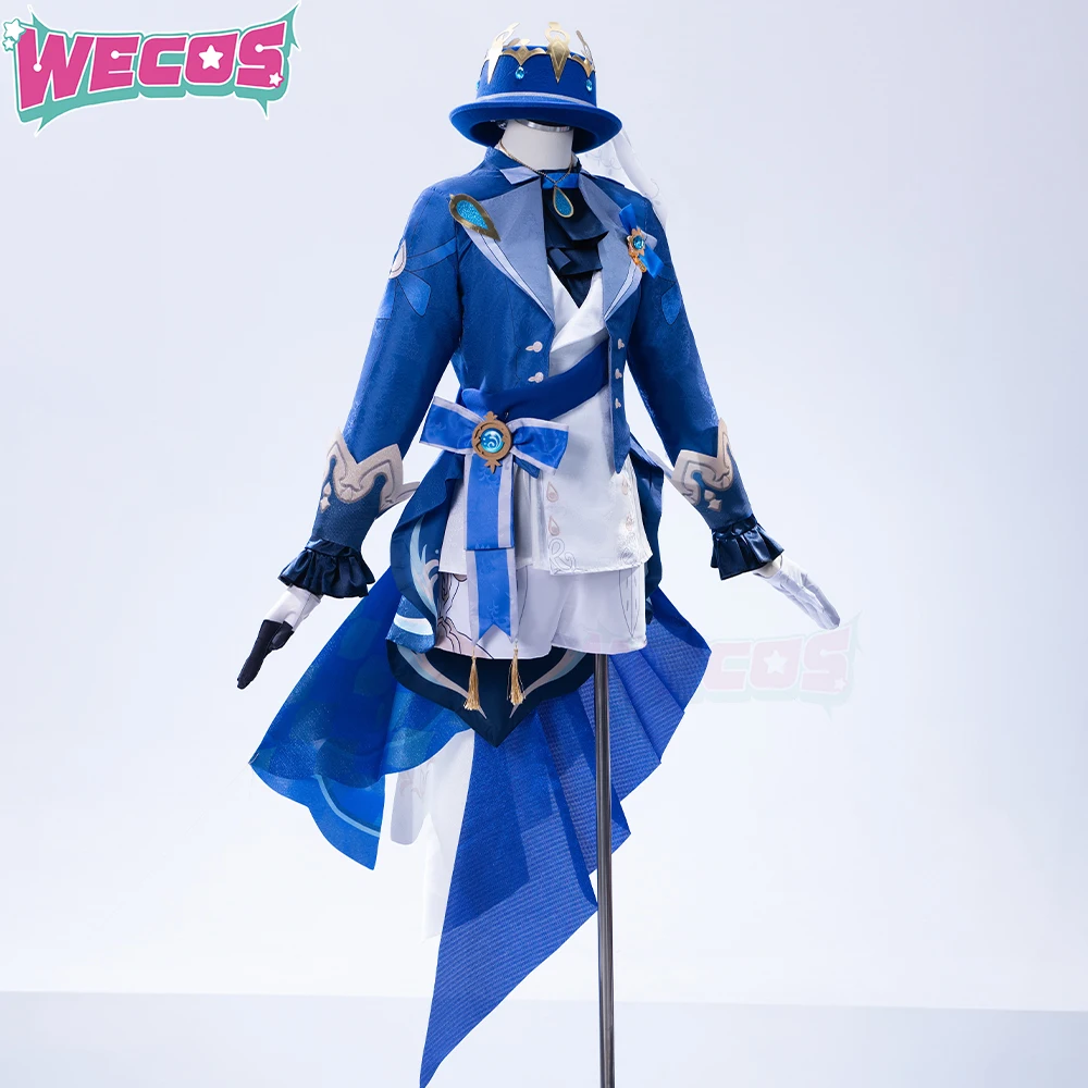 Furina Cosplay Costume Genshin Impact Cosplay Wecos Women Cute Blue Uniform Suit Furina Focalors Costume With Hat
Furina Cosplay Costume Genshin Impact Cosplay Wecos Women Cute Blue Uniform Suit Furina Focalors Costume With Hat