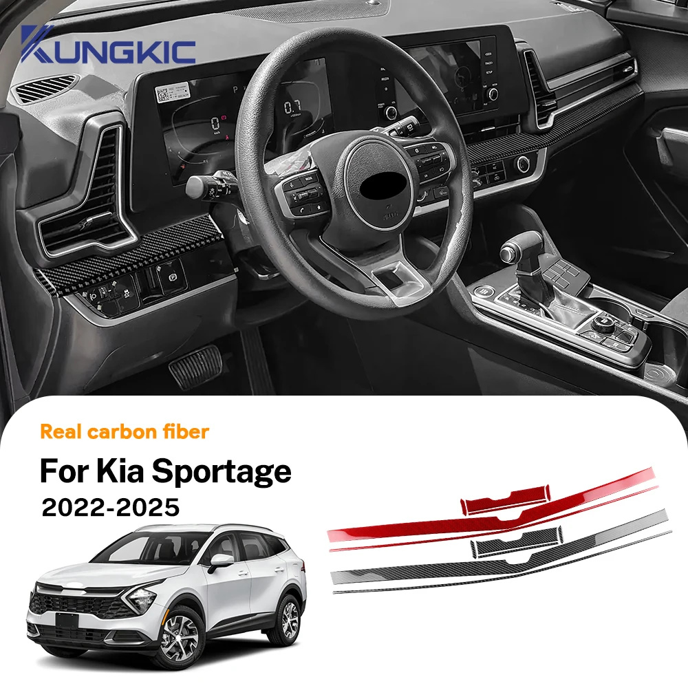Настоящее мягкое углеродное волокно для KIA Sportage 2022 2023 2024 2025 LHD RHD, автомобильная полоса приборов, наклейка на панель, аксессуары для интерьера
Настоящее мягкое углеродное волокно для KIA Sportage 2022 2023 2024 2025 LHD RHD, автомобильная полоса приборов, наклейка на панель, аксессуары для интерьера