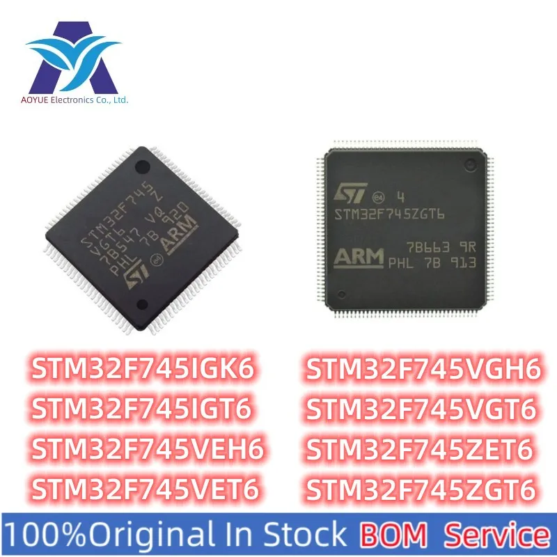 Микроконтроллер STM32F745IGK6 STM32F745IGT6 STM32F745VEH6 STM32F745VET6 STM32F745VGH6 STM32F745VGT6 STM32F745ZET6 STM32F745ZGT6
Микроконтроллер STM32F745IGK6 STM32F745IGT6 STM32F745VEH6 STM32F745VET6 STM32F745VGH6 STM32F745VGT6 STM32F745ZET6 STM32F745ZGT6