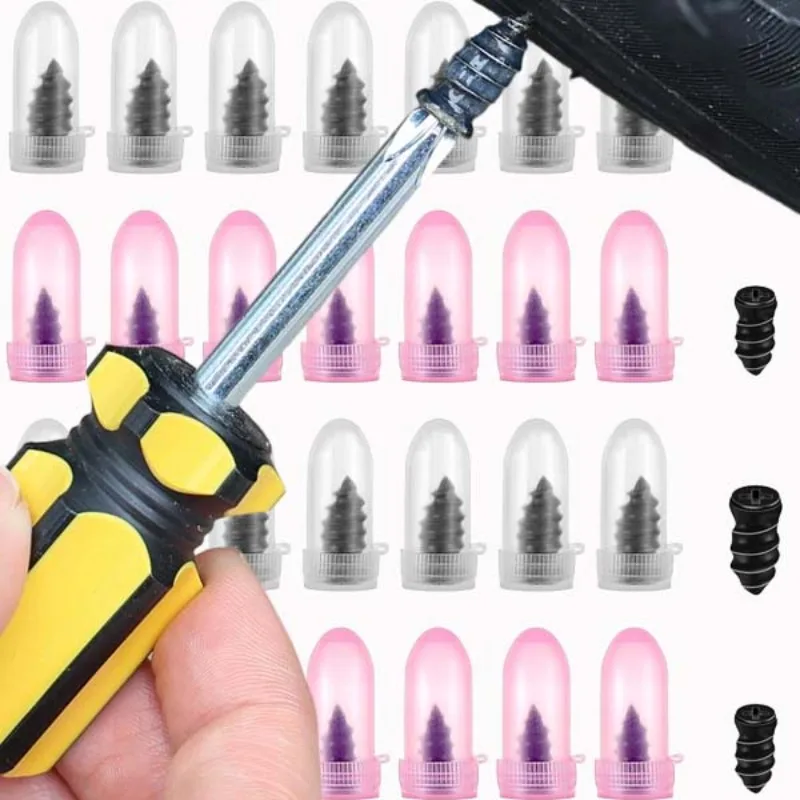 61pcs Tire Repair Kit with Screwdriver Storage Box DIY Flat Tire Repair Car Truck Motorcycle Home Bike Plug Patch Rubber Nails
61pcs Tire Repair Kit with Screwdriver Storage Box DIY Flat Tire Repair Car Truck Motorcycle Home Bike Plug Patch Rubber Nails