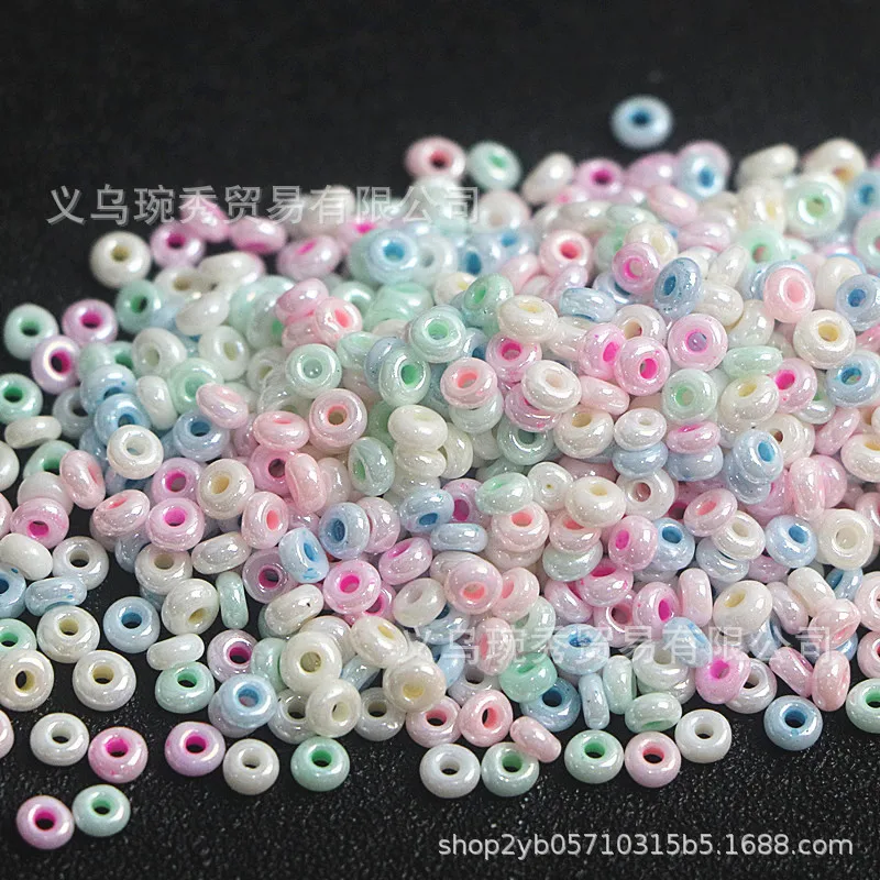 3mm/4mm Super Excellent Donut Pearlescent Solid Color Glass Rice Beads Handmade DIY Loose Beads Bracelet Necklace Accessories
3mm/4mm Super Excellent Donut Pearlescent Solid Color Glass Rice Beads Handmade DIY Loose Beads Bracelet Necklace Accessories